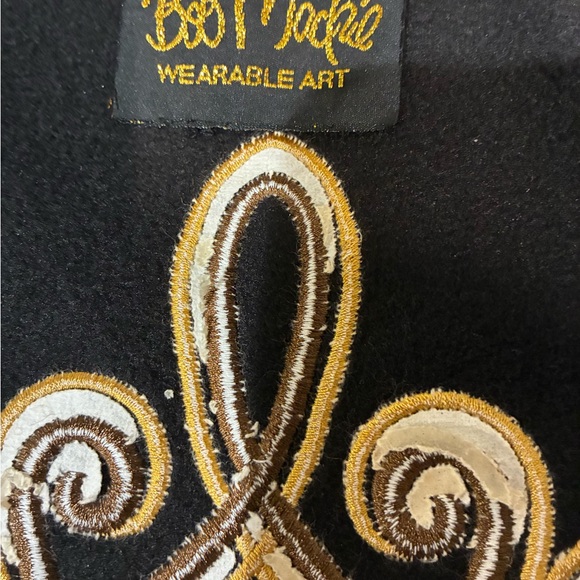 Bob Mackie Black Jacket with Gold Detailing - Picture 4 of 5